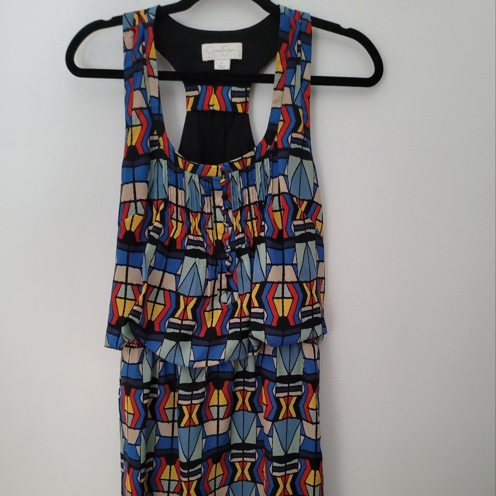Jessica Simpson razor back mini dress